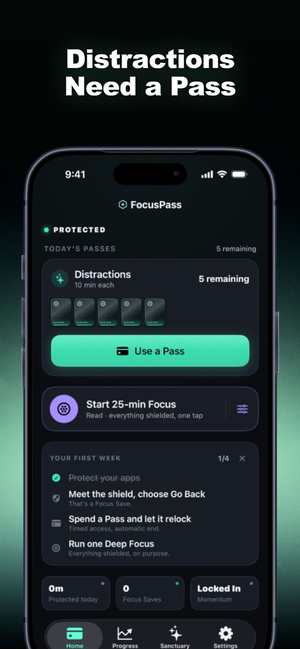 FocusPass screenshot 1