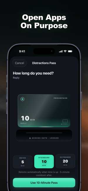 FocusPass screenshot 2